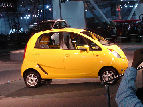 Tata Nano Cute in Yellow